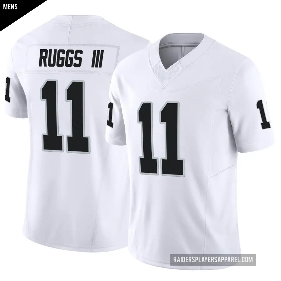 Men's Las Vegas Raiders ＃11 Henry Ruggs III White Limited Vapor F.U.S.E. Jersey