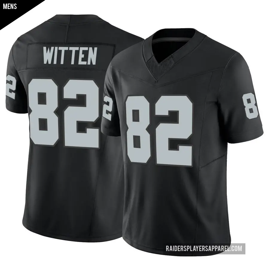 Men's Las Vegas Raiders ＃82 Jason Witten Black Limited Vapor F.U.S.E. Jersey
