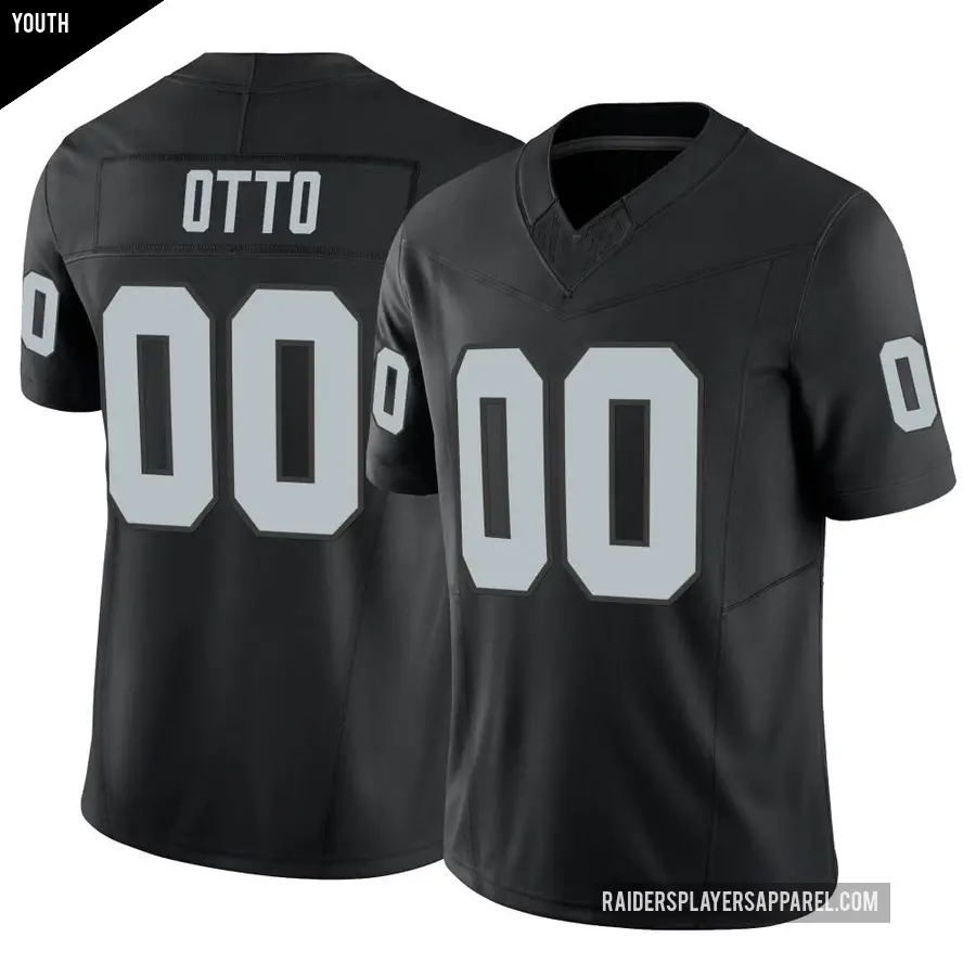 Youth Las Vegas Raiders ＃00 Jim Otto Black Limited Vapor F.U.S.E. Jersey