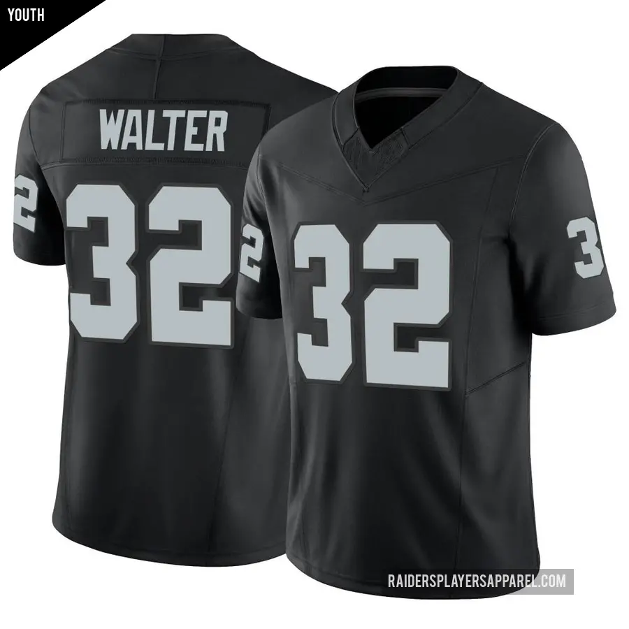 Youth Las Vegas Raiders ＃32 Austin Walter Black Limited Vapor F.U.S.E. Jersey