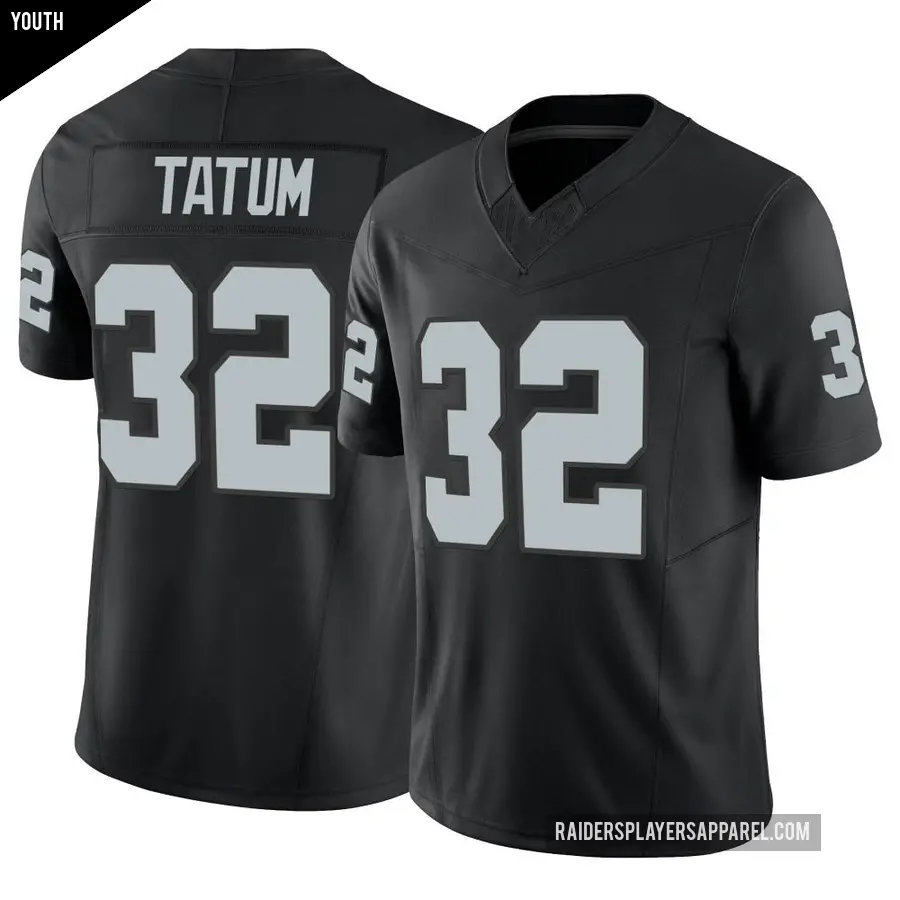 Youth Las Vegas Raiders ＃32 Jack Tatum Black Limited Vapor F.U.S.E. Jersey