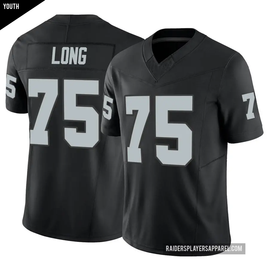 Youth Las Vegas Raiders ＃75 Howie Long Black Limited Vapor F.U.S.E. Jersey