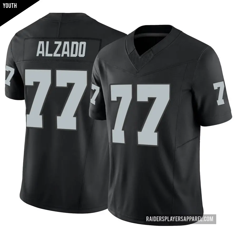 Youth Las Vegas Raiders ＃77 Lyle Alzado Black Limited Vapor F.U.S.E. Jersey
