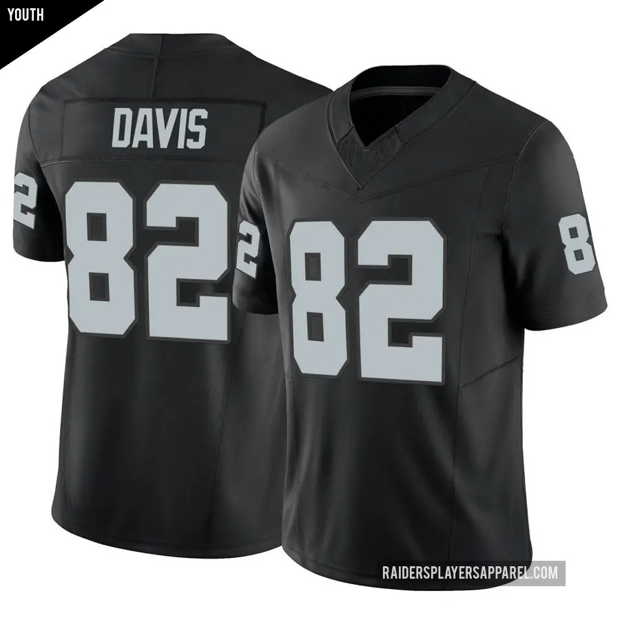 Youth Las Vegas Raiders ＃82 Al Davis Black Limited Vapor F.U.S.E. Jersey