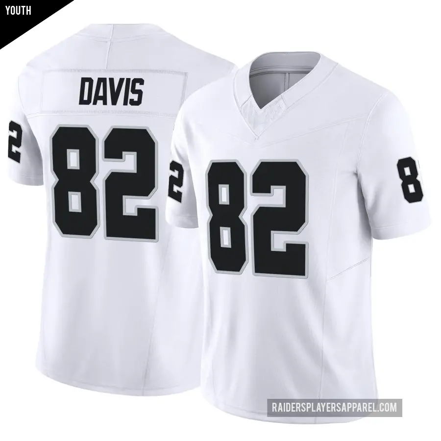 Youth Las Vegas Raiders ＃82 Al Davis White Limited Vapor F.U.S.E. Jersey