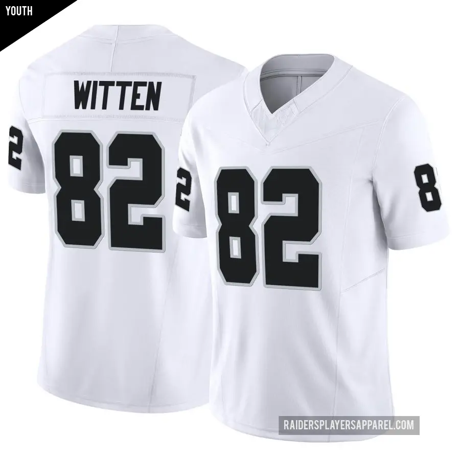 Youth Las Vegas Raiders ＃82 Jason Witten White Limited Vapor F.U.S.E. Jersey