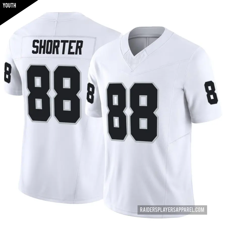 Youth Las Vegas Raiders ＃88 Justin Shorter White Limited Vapor F.U.S.E. Jersey